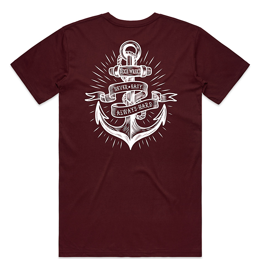 Anchor Down Hard Up Premium Tshirt